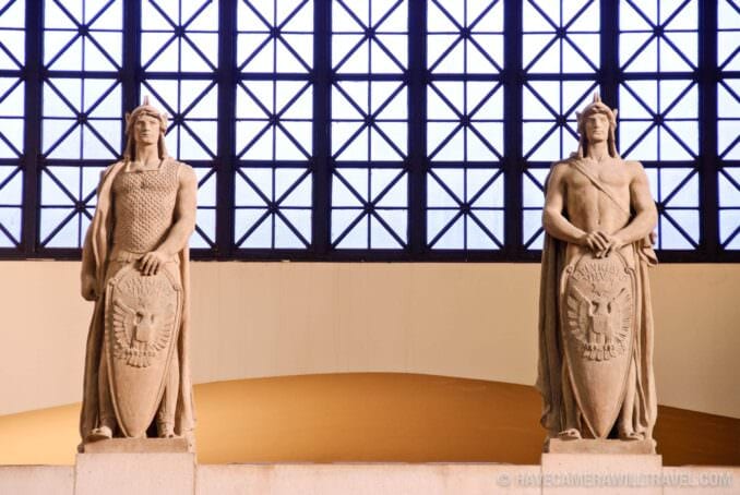 Art Deco architecture exotic motifs